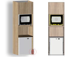 Bild von Backofenschrank B735 H2445