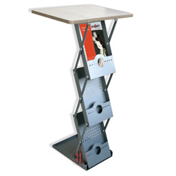 Zeige Details für FlexCounter-Tisch mit Prospekthalter DIN A4 Bild von FlexCounter-Tisch mit Prospekthalter DIN A4