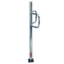 Zeige Details für Standrohr mit Halbrundbogen H112cm verchromt Bild von Standrohr mit Halbrundbogen H112cm verchromt