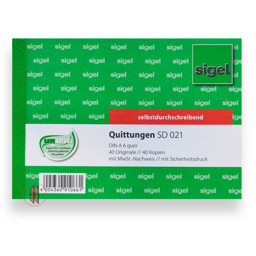 Zeige Details für Quittungsblock A6 Quer Bild von Quittungsblock A6 Quer