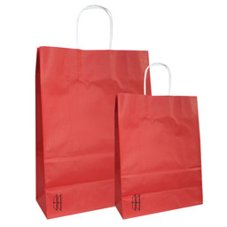 Zeige Details für Papiertragetasche rot (25/50 und 250 Stück) Bild von Papiertragetasche rot (25/50 und 250 Stück)