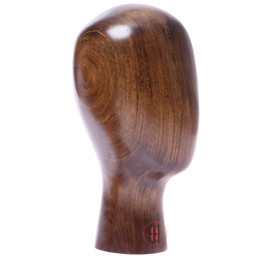 Zeige Details für Perückenkopf aus Holz Bild von Perückenkopf aus Holz