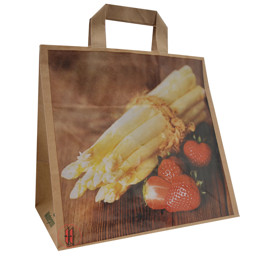 Zeige Details für Papiertasche Take away (250 Stück) Bild von Papiertasche Take away (250 Stück)