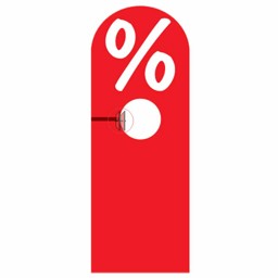 Zeige Details für Aktionshänger für Ständer Prozentzeichen Bild von Aktionshänger für Ständer Prozentzeichen
