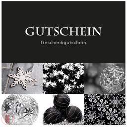 Zeige Details für Geschenkgutschein schwarz/silber (12 Stück) Bild von Geschenkgutschein schwarz/silber (12 Stück)