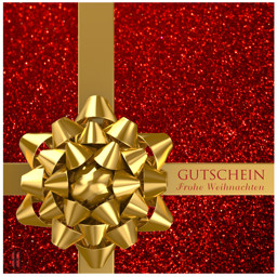 Zeige Details für Geschenkgutschein red Glitter (12 Stück) Bild von Geschenkgutschein red Glitter (12 Stück)
