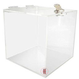 Zeige Details für Losbox 300x300x300mm aus Acrylglas Bild von Losbox 300x300x300mm aus Acrylglas