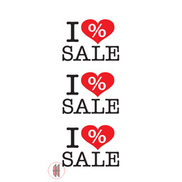 Zeige Details für Papier-Banner einseitig 48x138cm ILoveSale Bild von Papier-Banner einseitig 48x138cm ILoveSale