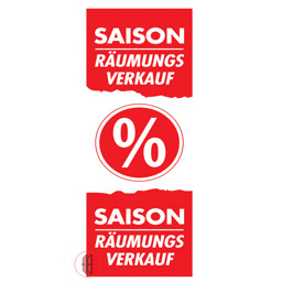 Zeige Details für Papier-Banner einseitig 48x138cm Saisonräumungsverkauf Bild von Papier-Banner einseitig 48x138cm Saisonräumungsverkauf
