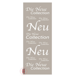 Zeige Details für Papier-Banner einseitig 48x138cm Die Neue Collection Bild von Papier-Banner einseitig 48x138cm Die Neue Collection