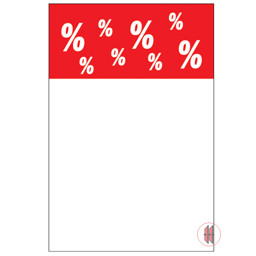 Zeige Details für Rahmenschild %-Zeichen oben (10 Stück) Bild von Rahmenschild %-Zeichen oben (10 Stück)