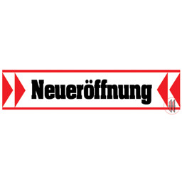 Zeige Details für Ankleber Neueröffnung  Bild von Ankleber Neueröffnung