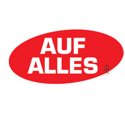 Zeige Details für Ankleber Oval "Auf Alles" Bild von Ankleber Oval "Auf Alles"