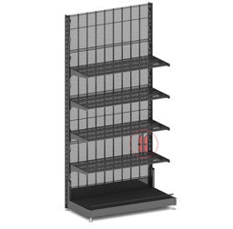 Bild von Wandregal Solid York L100 H210