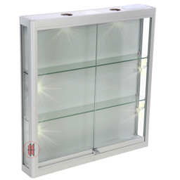 Zeige Details für Wandvitrine Isabella m.Beleuchtung Bild von Wandvitrine Isabella m.Beleuchtung