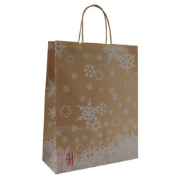 Zeige Details für Papiertragetasche Schneekristall Bild von Papiertragetasche Schneekristall