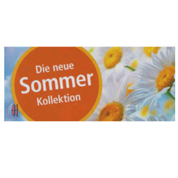 Bild von Plakatstreifen Die neue Sommer Kollektion