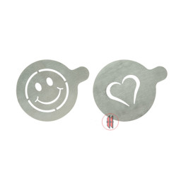 Zeige Details für Kaffeeschablonen 2er-Set Bild von Kaffeeschablonen 2er-Set