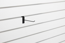 Zeige Details für Einfachhaken 4,5mm für Lamellenwände schwarz Bild von Einfachhaken 4,5mm für Lamellenwände schwarz