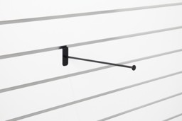 Zeige Details für Einzelhaken mit Scheibe für Lamellenwände schwarz Bild von Einzelhaken mit Scheibe für Lamellenwände schwarz