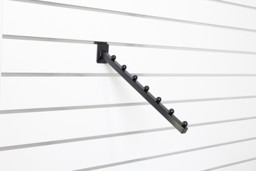 Zeige Details für Abhängearm m. Kugeln T400 für Lamellenwände schwarz Bild von Abhängearm m. Kugeln T400 für Lamellenwände schwarz