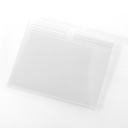 Zeige Details für Etikettentasche L80 H52mm transparent Bild von Etikettentasche L80 H52mm transparent
