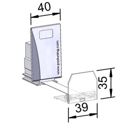 Bild von Warenvorschub B40 H70 FA39x35 2N lichtgrau