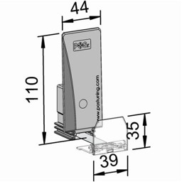 Zeige Details für Warenvorschub B44 H110 FA39x35 lichtgrau Bild von Warenvorschub B44 H110 FA39x35 lichtgrau