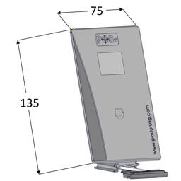 Bild von Warenvorschub schräg B75 H135 FA39x8