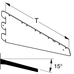 Zeige Details für Konsolen 3H schwer nach unten schräggestellt (Paar) Bild von Konsolen 3H schwer nach unten schräggestellt (Paar)