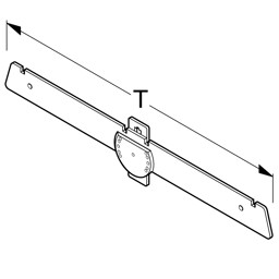 Zeige Details für Mittelträger für Metallmittelboden T37 (Paar) Bild von Mittelträger für Metallmittelboden T37 (Paar)