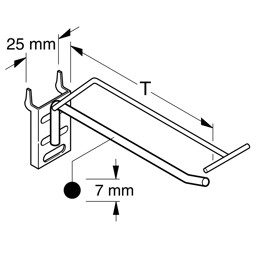 Bild von Halter schwer mit Etikettenhalter