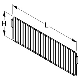 Zeige Details für Abteilgitter für Schlagertisch L80 H17 Bild von Abteilgitter für Schlagertisch L80 H17