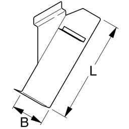 Bild von Schuhablage schräg für Paneele 32x10cm