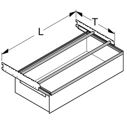 Zeige Details für Schubkasten mit Rahmen T47cm Bild von Schubkasten mit Rahmen T47cm