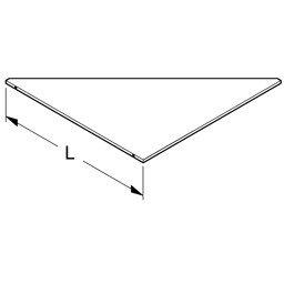 Zeige Details für Abdeckung für Rückwand IE90° Bild von Abdeckung für Rückwand IE90°