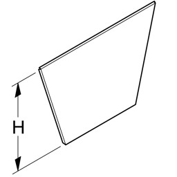 Zeige Details für Rückwand Außenecke 90° H40 f. Schräghalter Bild von Rückwand Außenecke 90° H40 f. Schräghalter
