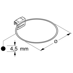 Zeige Details für Stielhalter rund Bild von Stielhalter rund
