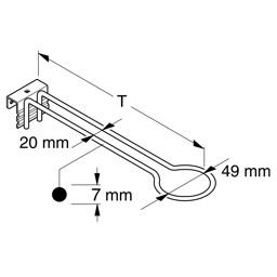 Bild von Halter für Gartengeräte