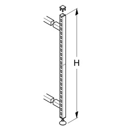 Zeige Details für Säule 3x3cm für Gondelstirnseitenrahmen (Paar) Bild von Säule 3x3cm für Gondelstirnseitenrahmen (Paar)