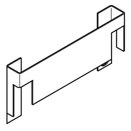 Zeige Details für Arretierbügel für Stirnfachboden Bild von Arretierbügel für Stirnfachboden