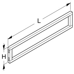 Zeige Details für Verbindungsrahmen für Mittelraumregal Bild von Verbindungsrahmen für Mittelraumregal