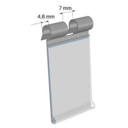 Bild von Etikettentaschen DRA39 transparent