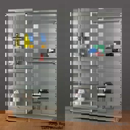 Zeige Details für Tego-Einhängevitrine H2080mm Bild von Tego-Einhängevitrine H2080mm