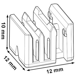 Zeige Details für SuperVario Clip – Verbindungsclip für POS-T SuperVario Kanal, anthrazitgrau Bild von SuperVario Clip – Verbindungsclip für POS-T SuperVario Kanal, anthrazitgrau