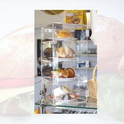 Zeige Details für Gebäckpräsenter mit 3 Ablageböden Bild von Gebäckpräsenter mit 3 Ablageböden