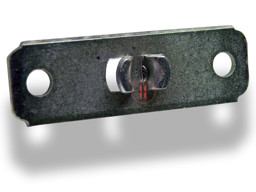 Zeige Details für Wandbefestigung für Tegometall-Säulen aus verzinktem Stahlblech – stabile Regalhalterung 9×3 cm Bild von Wandbefestigung für Tegometall-Säulen aus verzinktem Stahlblech – stabile Regalhalterung 9×3 cm