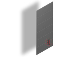 Zeige Details für Lochwand inkl. Wandschienen H240 Bild von Lochwand inkl. Wandschienen H240