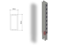 Bild von Säulenverlängerung für Säule 6x3cm