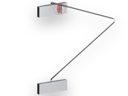 Zeige Details für Halter schwenkbar glanzverzinkt Bild von Halter schwenkbar glanzverzinkt